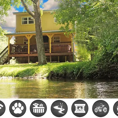Yellow Cabin On The River Cabin